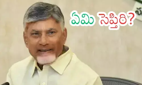 chandrababu naidu speaking at a party meeting, urging ministers to coordinate with district mlas.