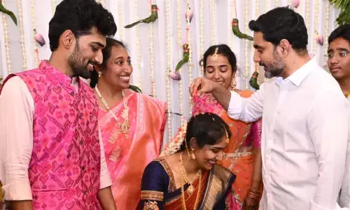 nara lokesh surprises everyone by attending a party worker bhvya wedding