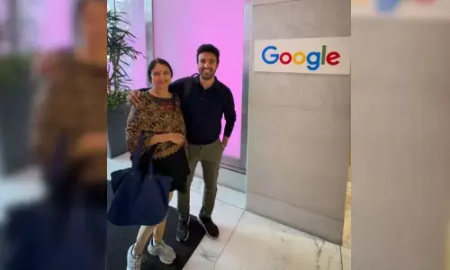 గూగుల్‌ కార్యాలయానికి అమ్మను తీసుకెళ్లిన హైదరాబాదు యువకుడు అభిజయ్‌