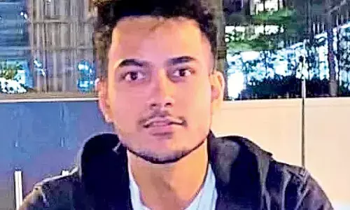 young man  mohammed from telangana died in a road accident in america