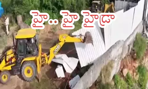 Hydra : ఎంత ధైర్యం.. బౌన్సర్లు.. కుక్కల కాపలాతో 750 ఎకరాల ప్రభుత్వ భూమి ఆక్రమణ