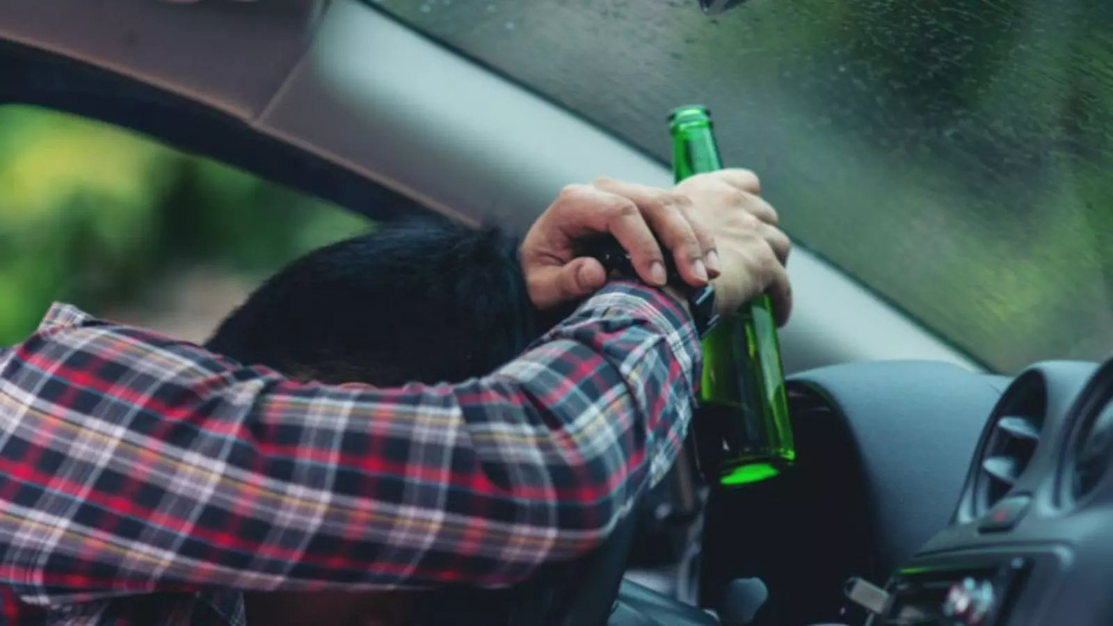 Cyberabad police checking motorists during drunk driving enforcement drive