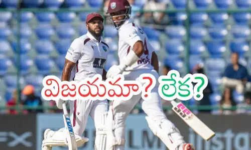 west indies batsmen, who failed in the first test, are playing somewhat consistently in the second test