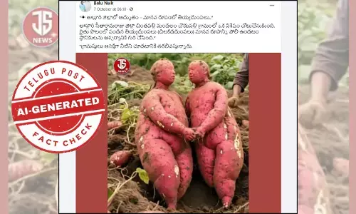 human-shaped sweet potatoes