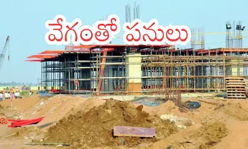 Andhra Pradesh : స్పీడందుకున్న అమరావతి నిర్మాణ పనులు