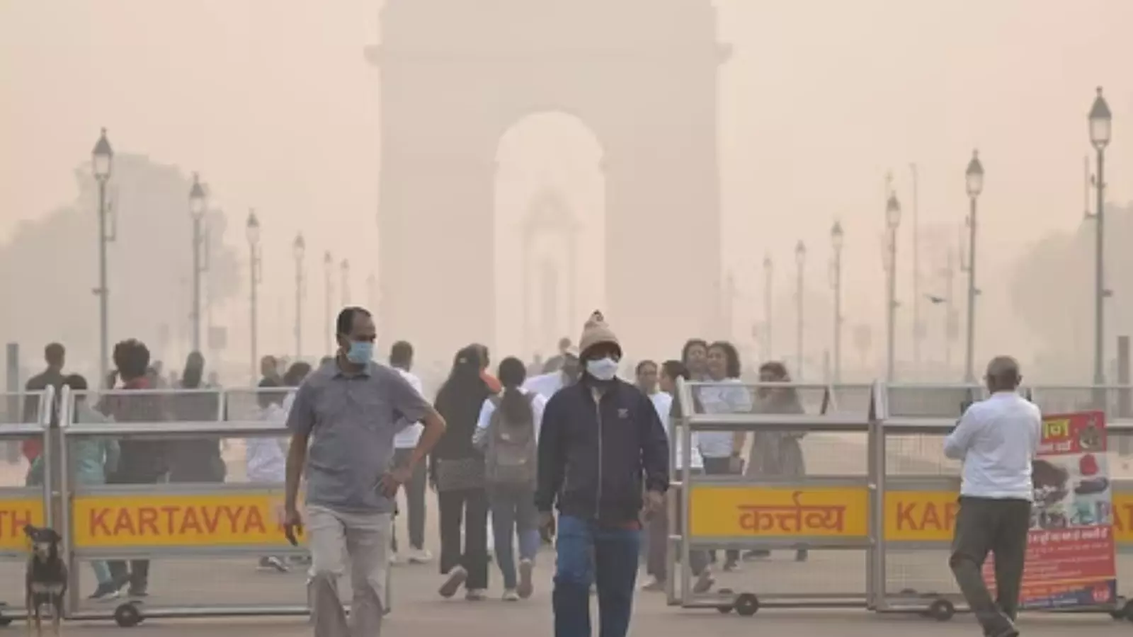 Delhi air pollution, AQI 312, very poor air quality in national capital