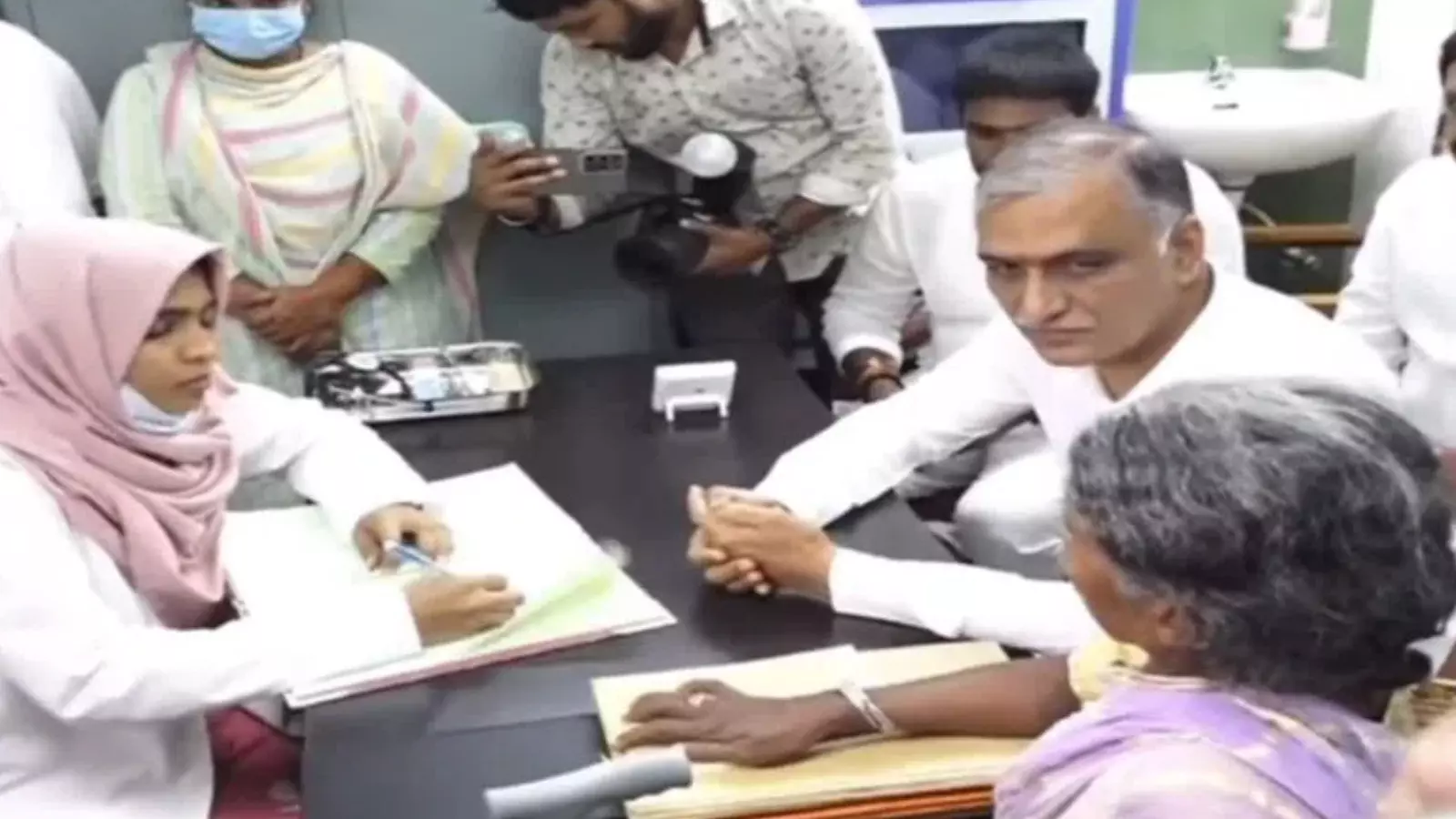 ex minister harish rao said that public health has deteriorated under the congress rule