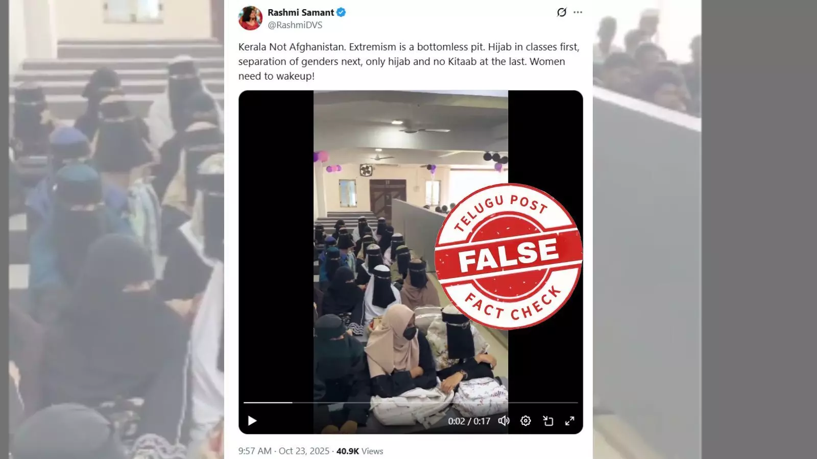 Fact Check: Viral Video Claiming Gender-Segregated Classroom in Kerala Is False - Footage from Maharashtra