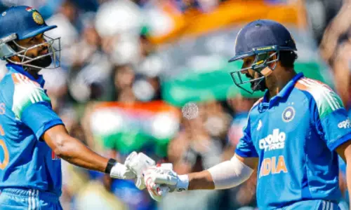 india scored 264 runs in the second ODI between india and australia in adelaide