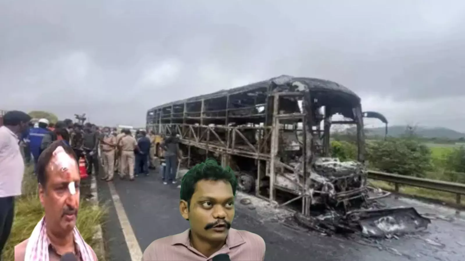 Survivors recount Hyderabad-Bengaluru bus accident near Kurnool