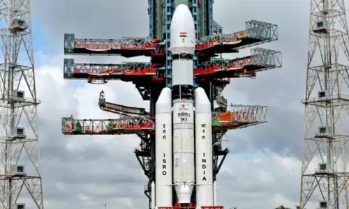 నేడు  ఎల్.వి.ఎం3 - 5 రాకెట్ ప్రయోగానికి కౌంట్ డౌన్