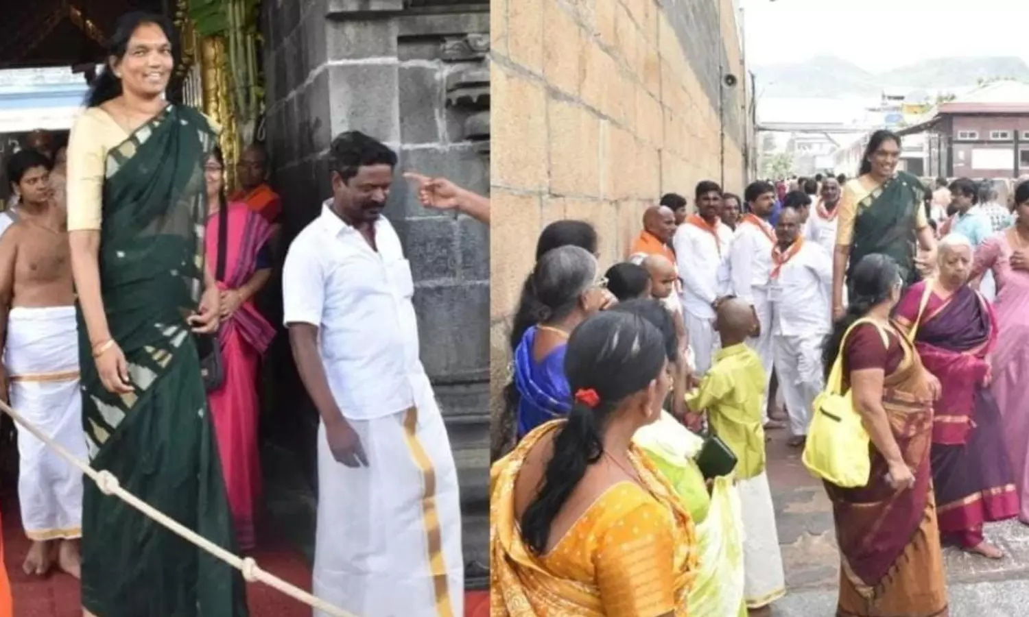 Tirumala : తిరుమలలో ఎత్తైన మహిళ Tirumala : తిరుమలలో ఎత్తైన మహిళ