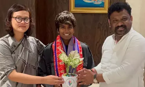 అరుంధతిరెడ్డికి ఘన స్వాగతం