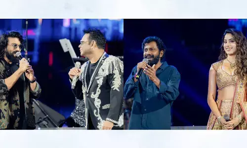 AR Rahman concert Ramoji Film City Peddi Chikiri song launch