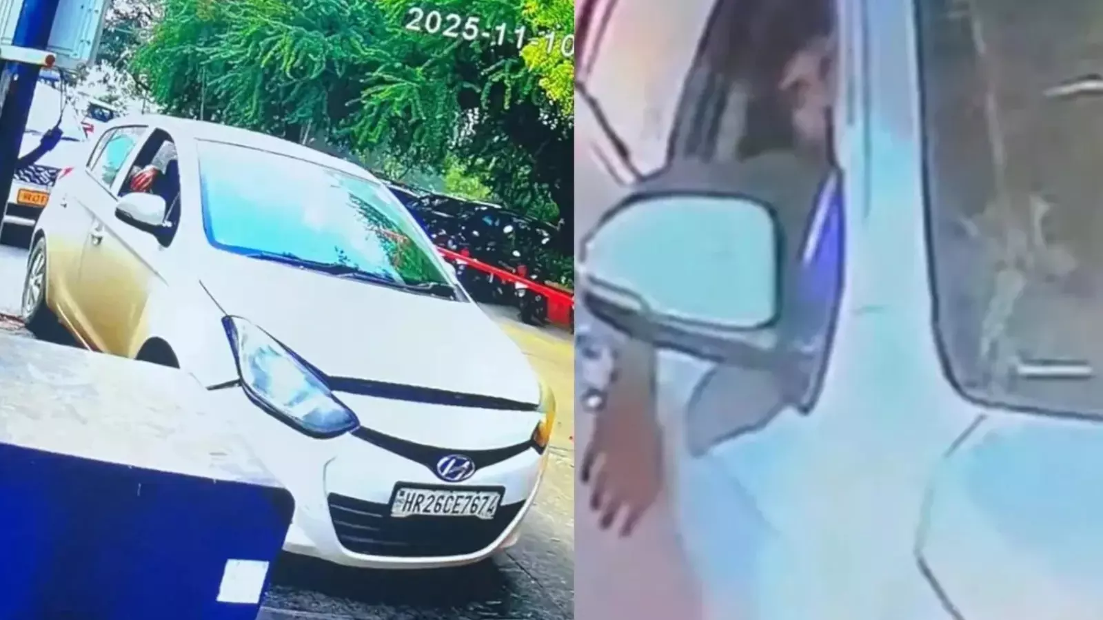 cctv footage of the car used in the blasts near delhis red fort reveals surprising details cctv footage of the car used in the blasts near delhis red fort reveals surprising details