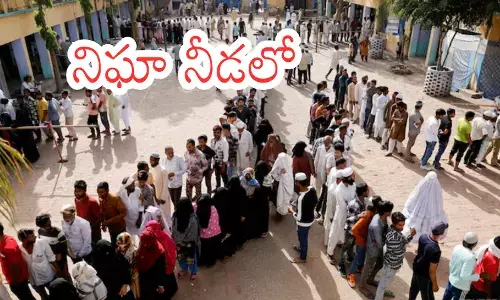 Jubilee Hills Bye Elections :  జూబ్లీహిల్స్  ఉప ఎన్నికకు బారులు తీరిన ఓటర్లు