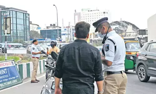 hyderabad police are conducting extensive checks in the wake of the delhi blast incident