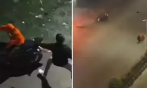 పెళ్లి మండపం నుండి నిందితుణ్ని వెంటాడిన డ్రోన్‌