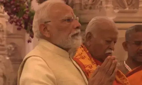 Narendra  Modi : అయోధ్య మందిరంలో మోదీ