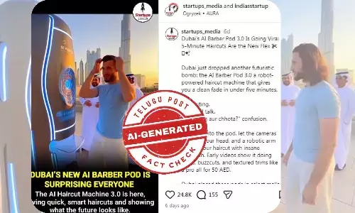AI haircut pod, Futuristic Dubai, Sora AI, AI detection, fake video