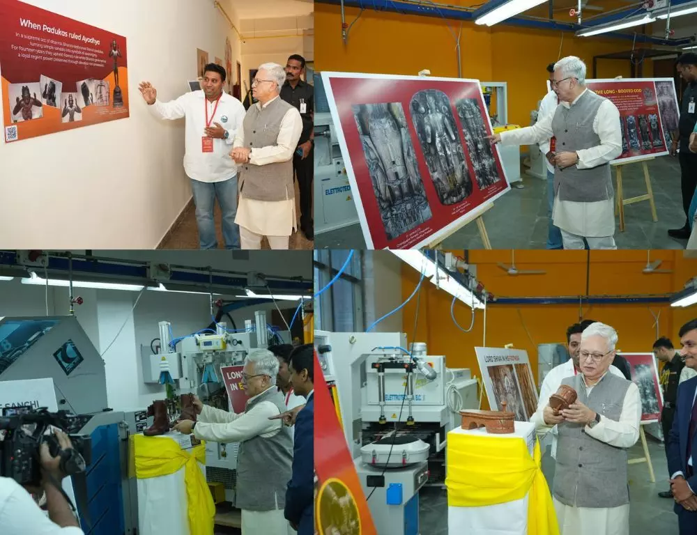 పాధరక్షల వారసత్వాన్నికాపడుకొవాలి - జాతీయ సదస్సులో గవర్నర్ జిష్నుదేవ వర్మ పాధరక్షల వారసత్వాన్నికాపడుకొవాలి - జాతీయ సదస్సులో గవర్నర్ జిష్నుదేవ వర్మ