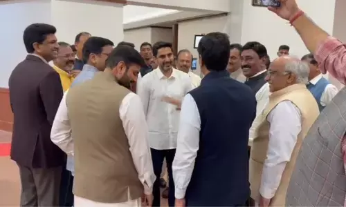 andhra pradesh ministers nara lokesh and anita have reached delhi