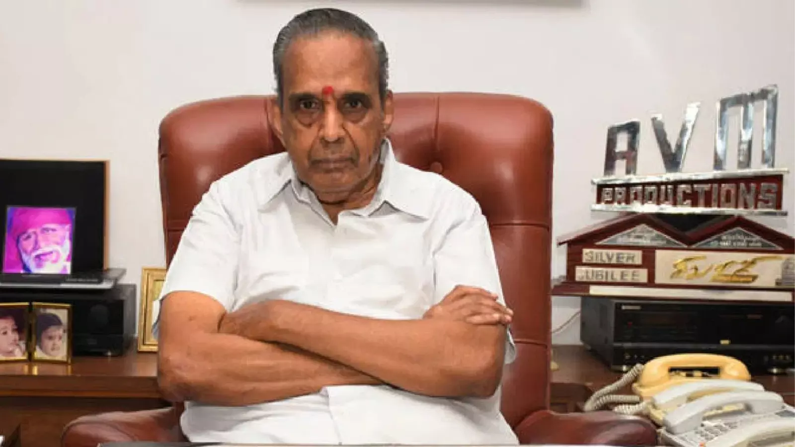 producer AVM saravanan passes away producer AVM saravanan passes away