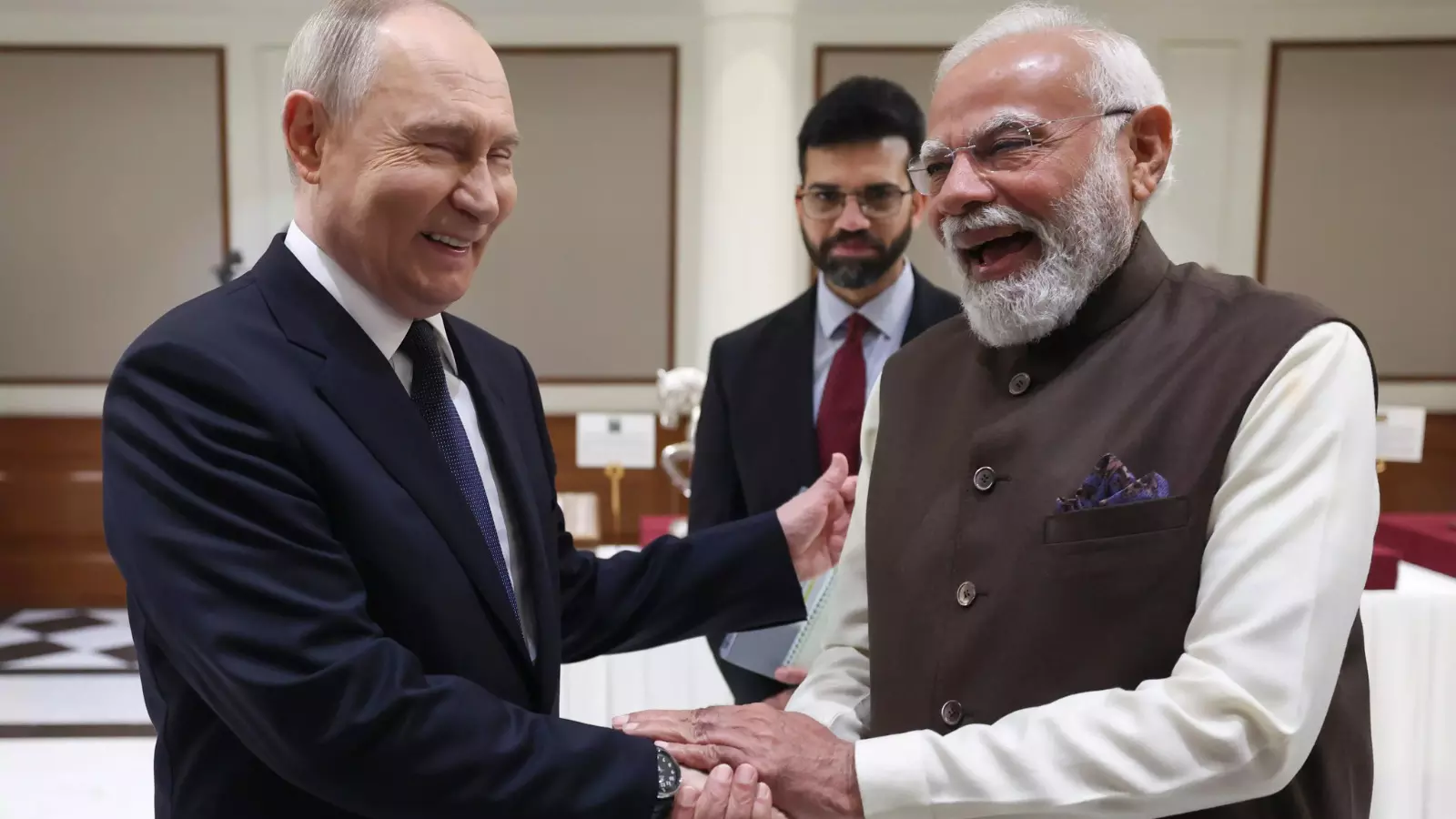 russian president putin will visit rashtrapati bhavan