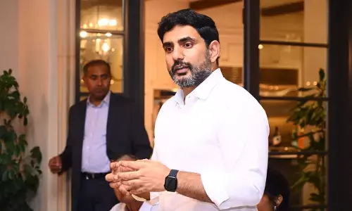 andhra pradesh minister nara lokesh is leaving for a foreign tour today