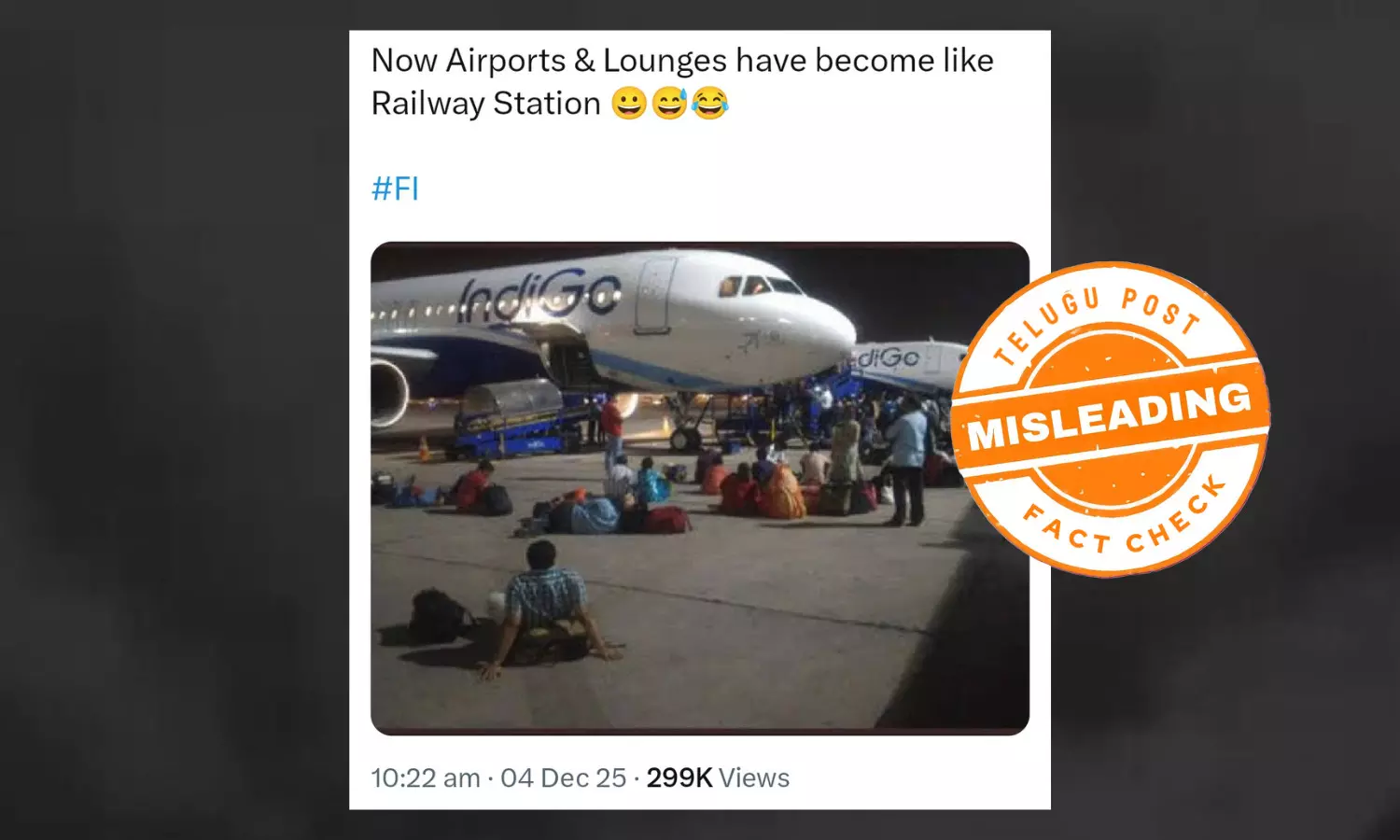 ଫ୍ୟାକ୍ଟ ଚେକ୍: ବିମାନ ନିକଟରେ ଯାତ୍ରୀ ବସିଥିବା ଫଟୋଟି ୧୦୧୮ ମସିହାର ଅଟେ, ବର୍ତ୍ତମାନ ଅବ୍ୟବସ୍ଥା ସହ ନାହିଁ କୌଣସି ସମ୍ପର୍କ ଫ୍ୟାକ୍ଟ ଚେକ୍: ବିମାନ ନିକଟରେ ଯାତ୍ରୀ ବସିଥିବା ଫଟୋଟି ୧୦୧୮ ମସିହାର ଅଟେ, ବର୍ତ୍ତମାନ ଅବ୍ୟବସ୍ଥା ସହ ନାହିଁ କୌଣସି ସମ୍ପର୍କ