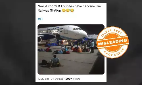 ଫ୍ୟାକ୍ଟ ଚେକ୍: ବିମାନ ନିକଟରେ ଯାତ୍ରୀ ବସିଥିବା ଫଟୋଟି ୧୦୧୮ ମସିହାର ଅଟେ, ବର୍ତ୍ତମାନ ଅବ୍ୟବସ୍ଥା ସହ ନାହିଁ କୌଣସି ସମ୍ପର୍କ