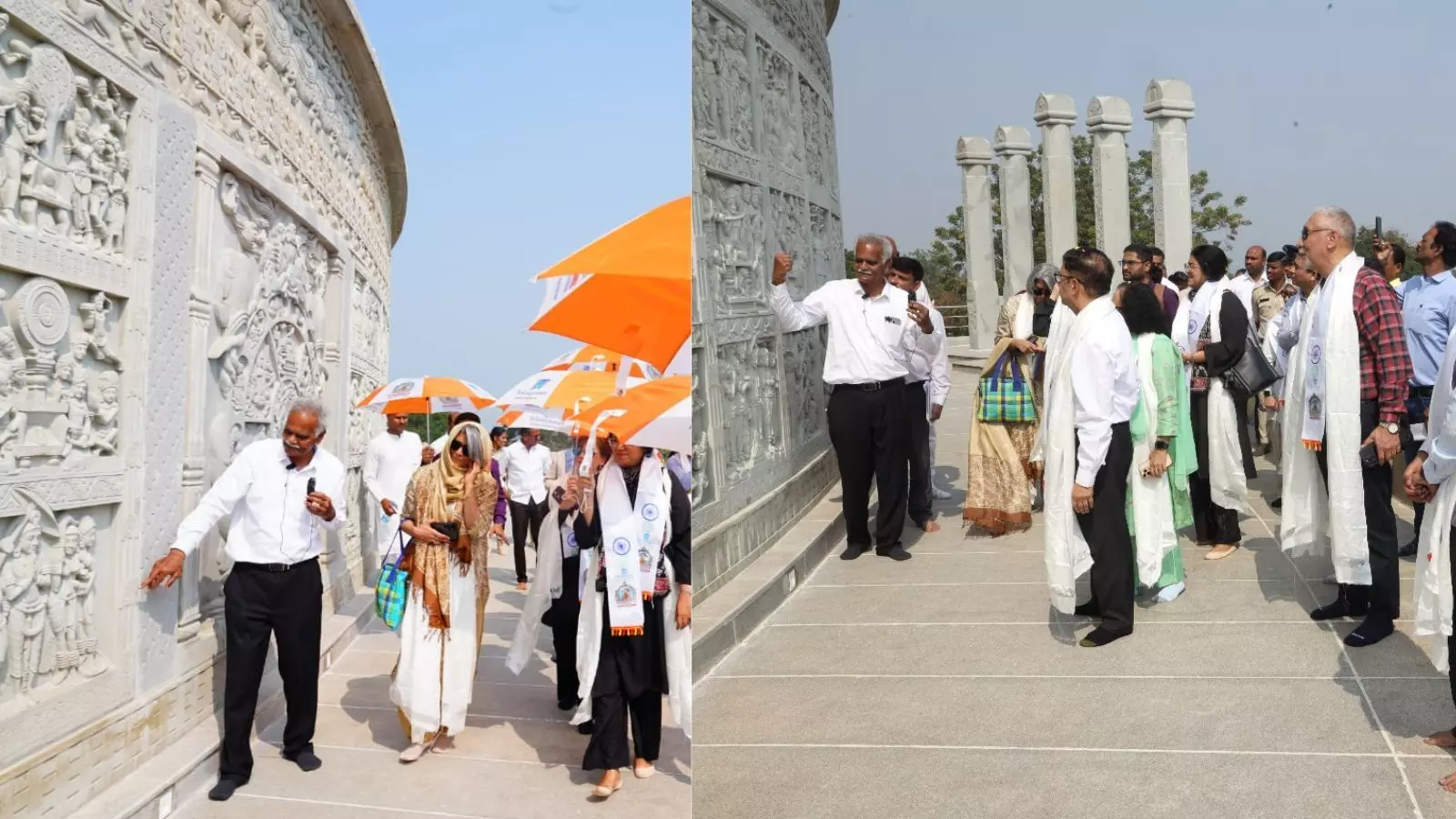 బుద్ధవనం సందర్శించిన దక్షిణాసియా దేశాల రాయబారులు.... బుద్ధవనం సందర్శించిన దక్షిణాసియా దేశాల రాయబారులు....