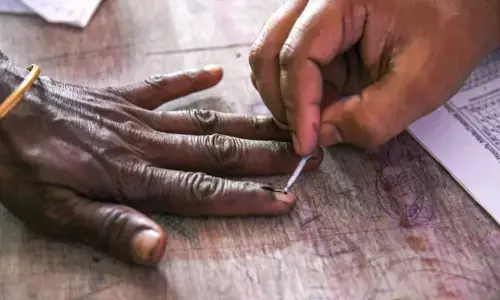 voting for the first phase of panchayat elections began in telangana today voting for the first phase of panchayat elections began in telangana today