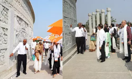 బుద్ధవనం సందర్శించిన దక్షిణాసియా దేశాల రాయబారులు.... బుద్ధవనం సందర్శించిన దక్షిణాసియా దేశాల రాయబారులు....