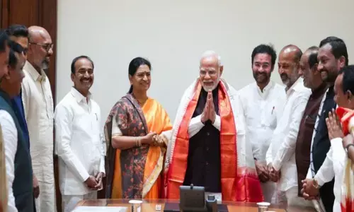 prime minister narendra modi has given class to telangana bjp leaders prime minister narendra modi has given class to telangana bjp leaders