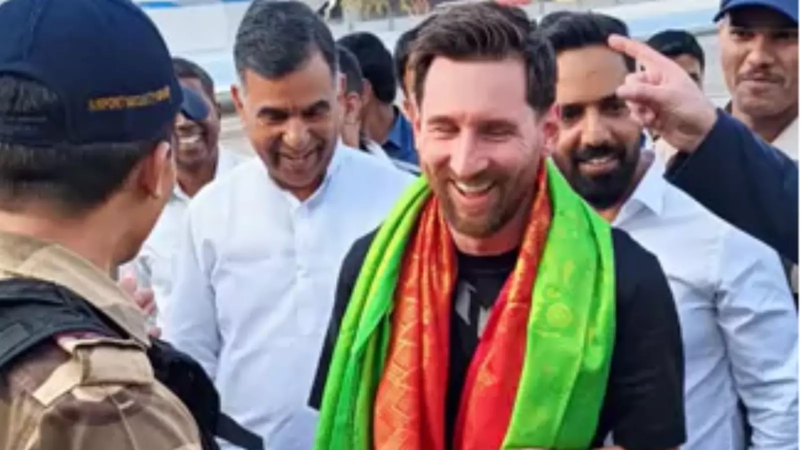 football legend messi will be arriving at uppal stadium shortly football legend messi will be arriving at uppal stadium shortly