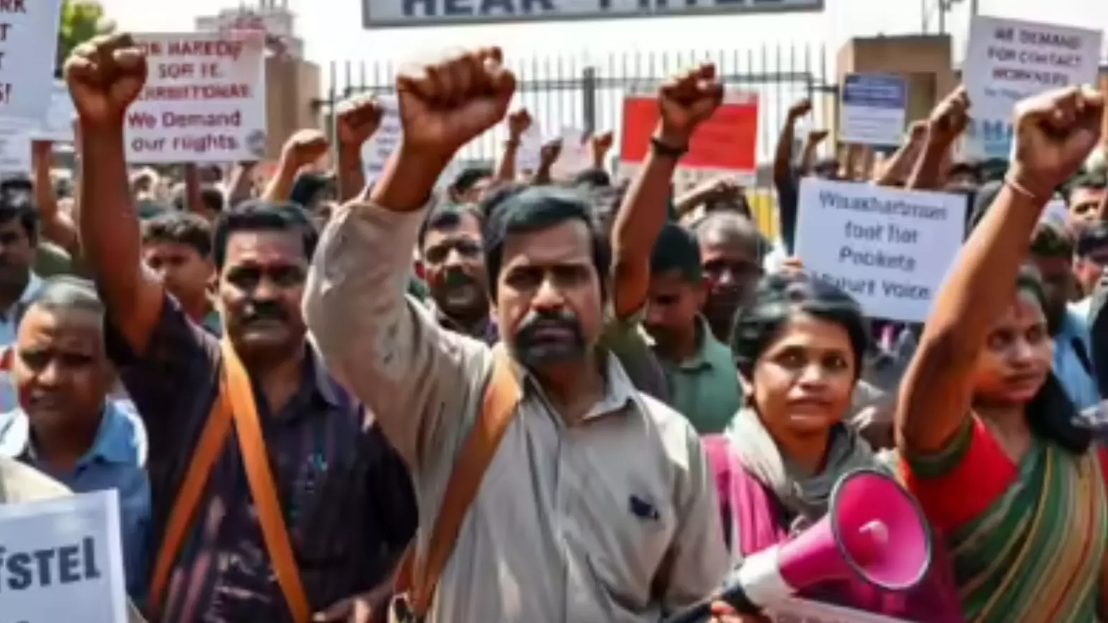 నేడు స్టీల్ప్లాంట్ కార్మికుల ధర్నా నేడు స్టీల్ప్లాంట్ కార్మికుల ధర్నా