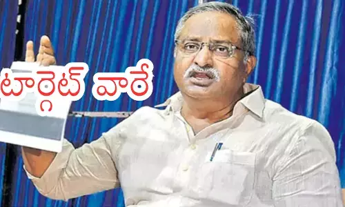 AB Venkateswara Rao speaking during his Andhra Pradesh tour criticizing the coalition government and hinting at a new political party. AB Venkateswara Rao speaking during his Andhra Pradesh tour criticizing the coalition government and hinting at a new political party.