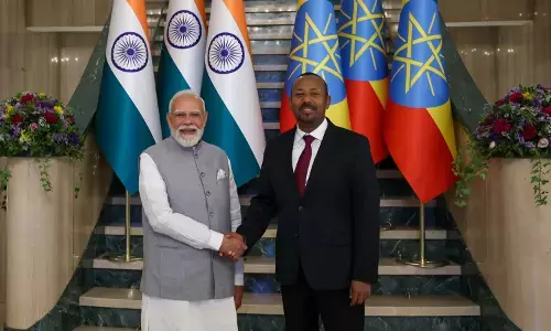 prime minister narendra modi receives ethiopias highest award