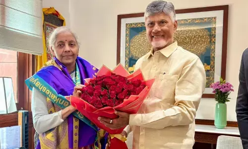 chief minister chandrababu met union finance minister nirmala sitharaman chief minister chandrababu met union finance minister nirmala sitharaman