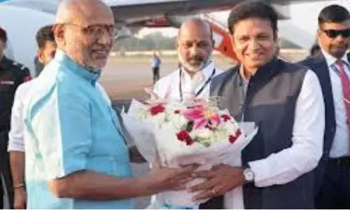 vice president cp radhakrishnans visit to hyderabad will continue today and tomorrow