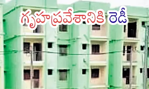Telangana Housing Board single bedroom affordable houses in Gachibowli Hyderabad for low and middle income families.