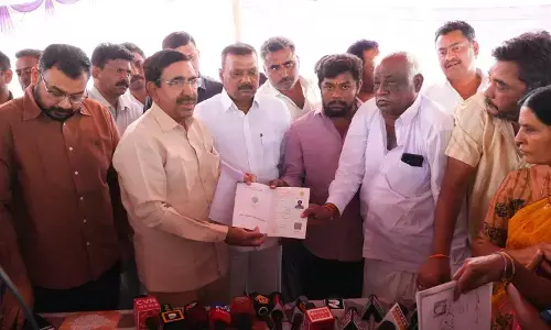 minister narayana visited vaddamanu, a village in the capital amaravati
