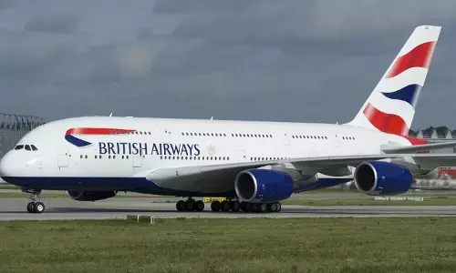 bomb threat mailed to flight from london to hyderabad