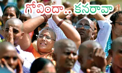 crowd of devotees increases in tirumala