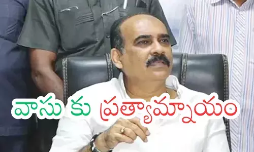 YSRCP leader Magunta Raghava Reddy during a public interaction in Ongole Assembly constituency.