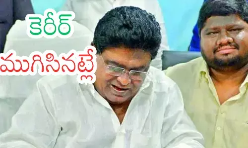 Former Vijayawada West MLA Jalil Khan attending a political meeting in Andhra Pradesh.