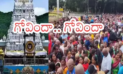/rush of devotees continues in tirumala