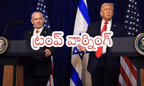 Donald Trump with Israeli Prime Minister Benjamin Netanyahu at Florida meeting
