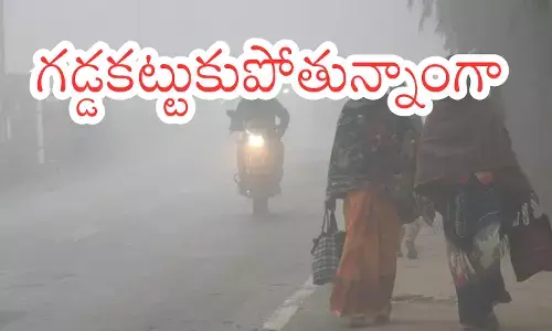గడ్డకట్టుకుపోతున్నాంగా
